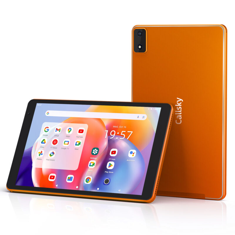 Callsky 8 Inch Tablet (Orange/Pink)