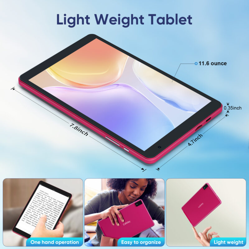 Callsky 8 Inch Tablet (Orange/Pink) - Image 8