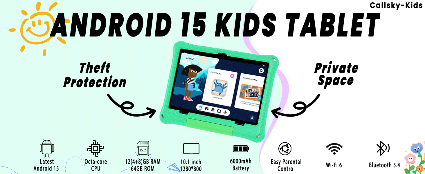 Callsky 10.1 inch Kid‘s tablets