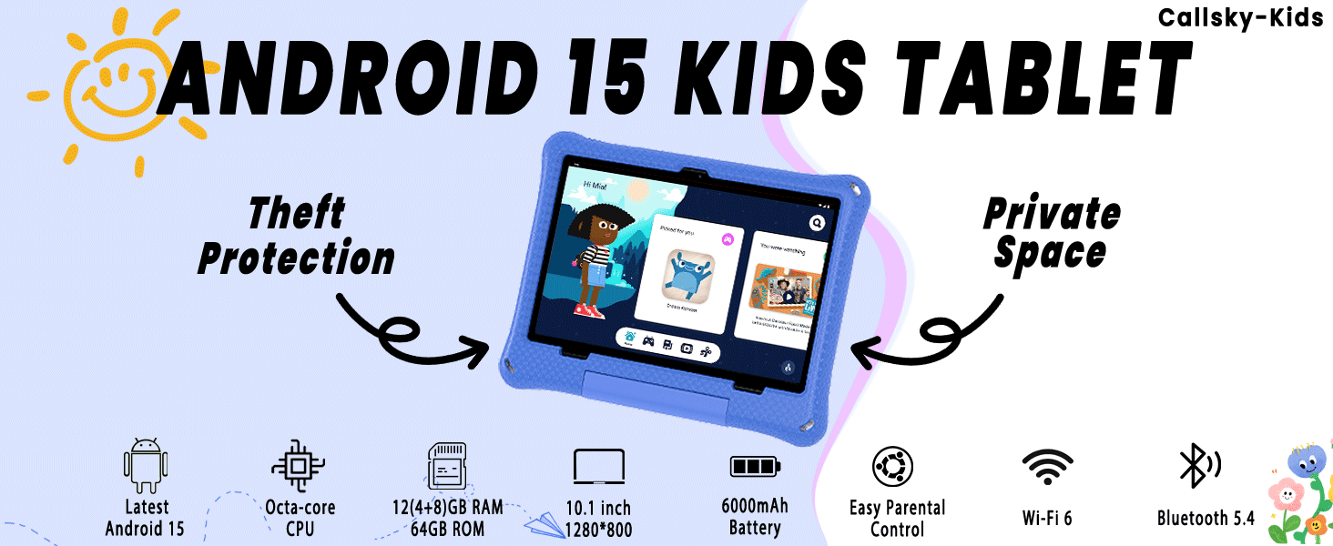 Callsky 10.1 inch Kid‘s tablets