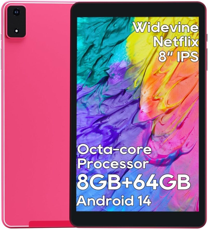 Callsky 8 Inch Tablet Pink