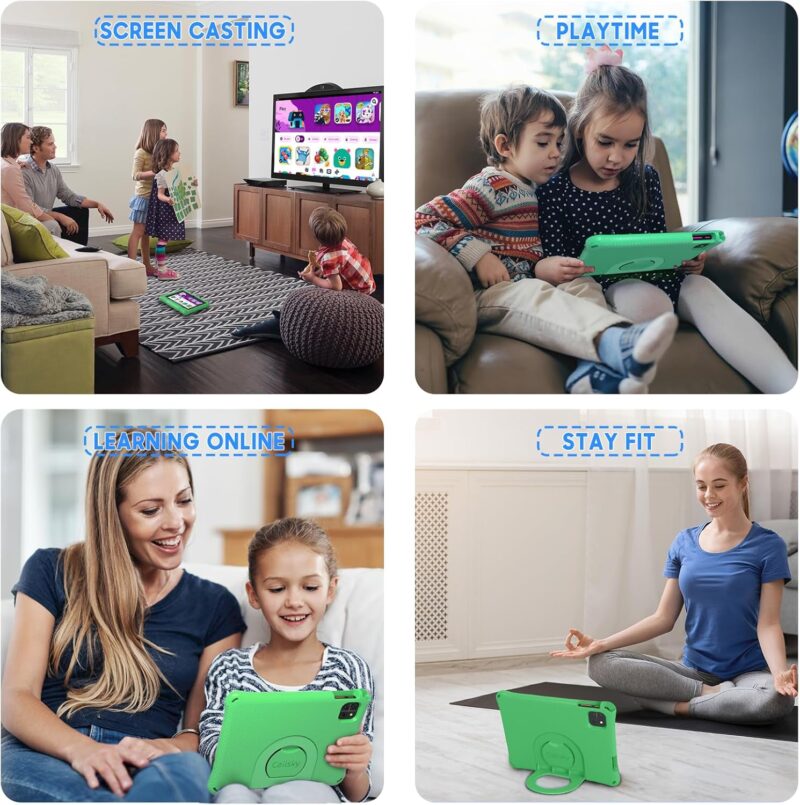 Callsky 10.1 inch Kid‘s tablets Green - Image 7