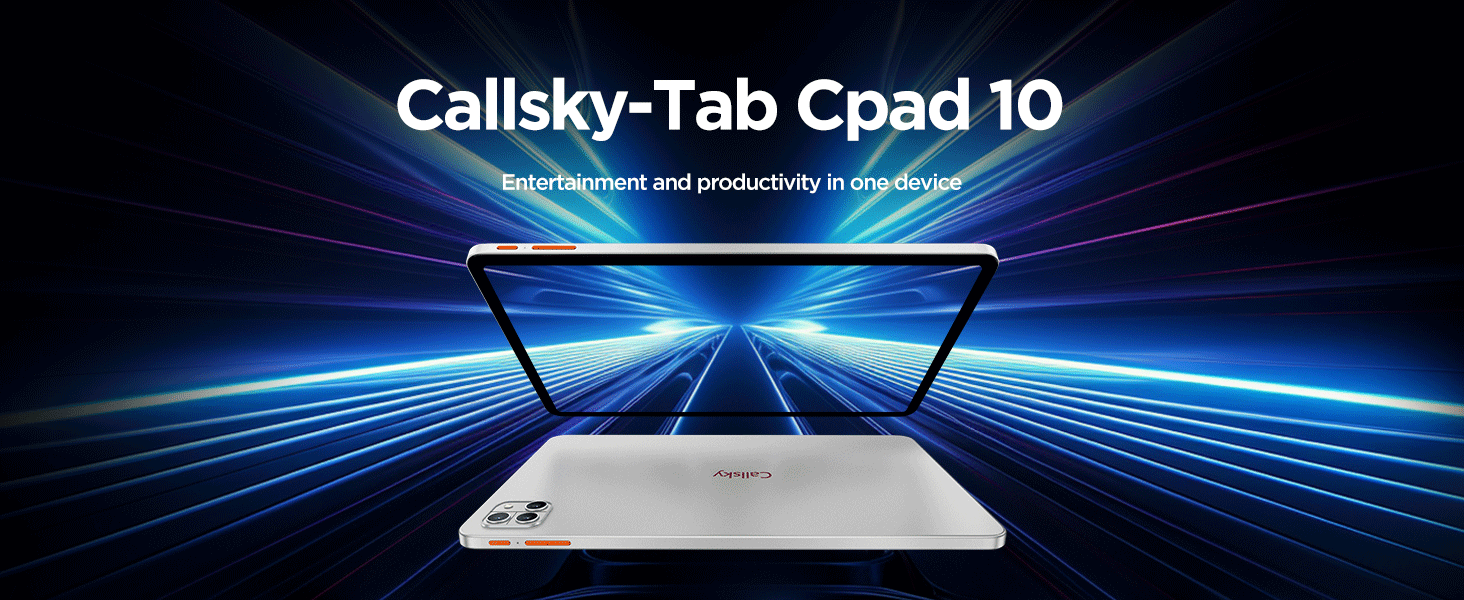 Callsky 10.1 Inch Tablet White