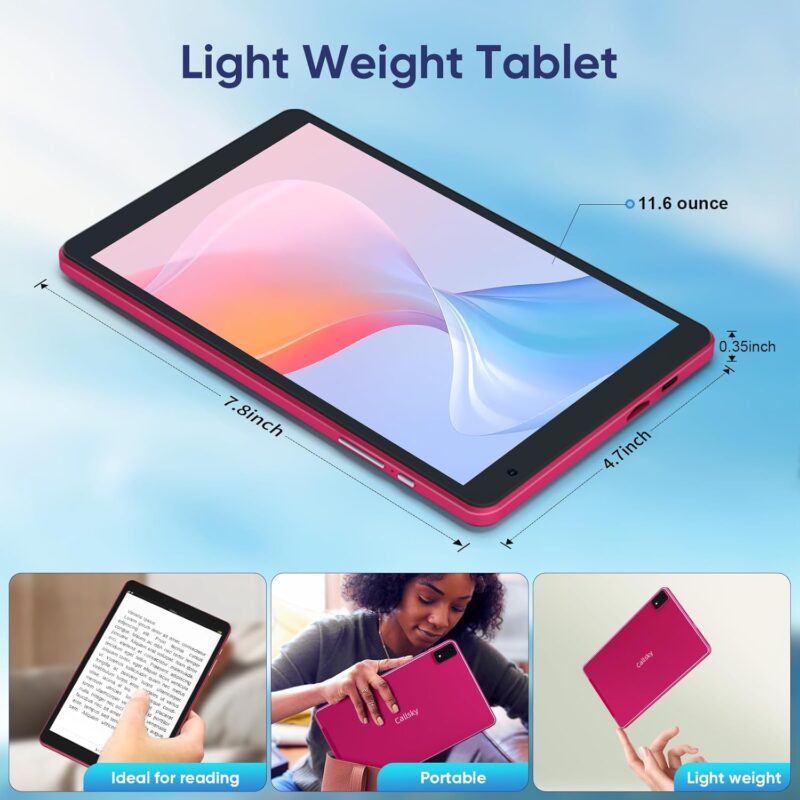 Callsky 8 Inch Tablet Pink - Image 6