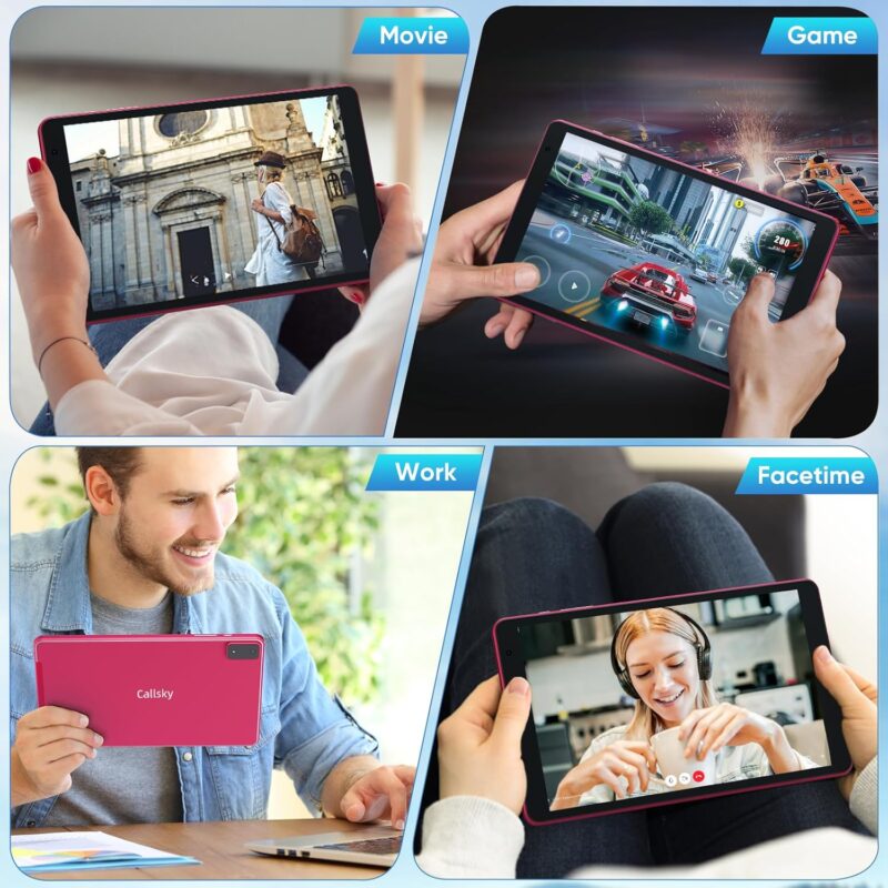 Callsky 8 Inch Tablet Pink - Image 7