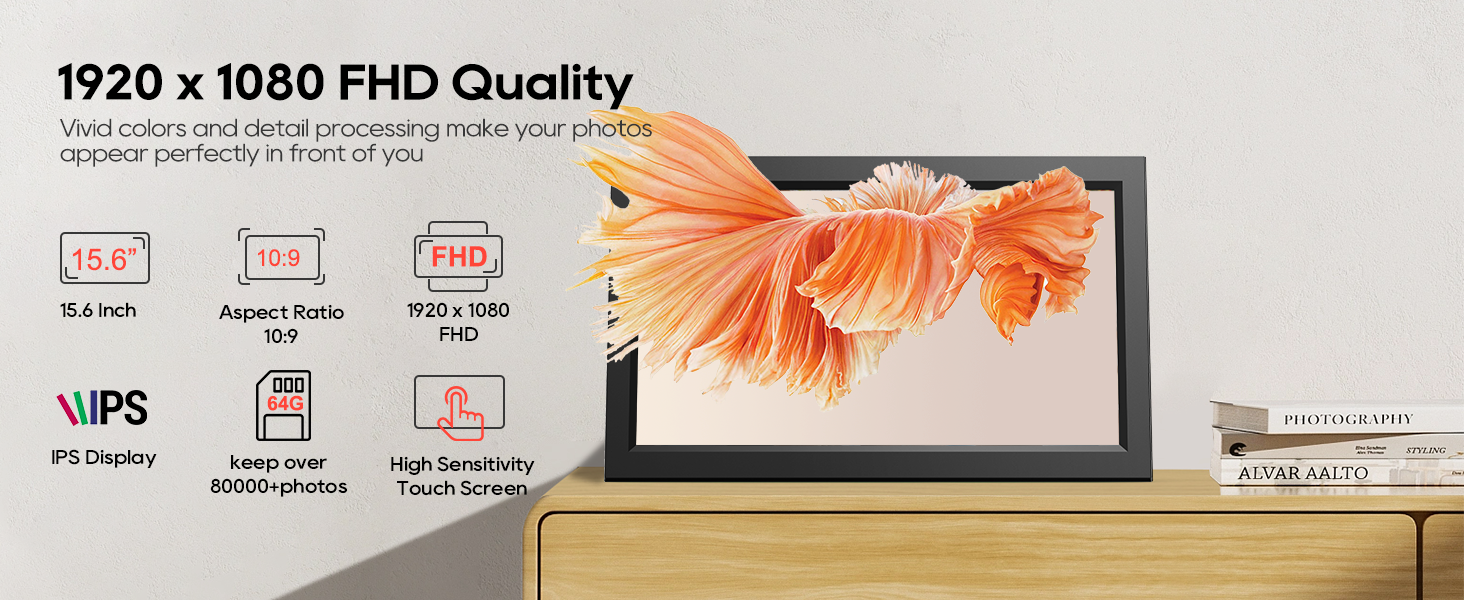 Callsky 15.6" Digital Picture Frame BLACK