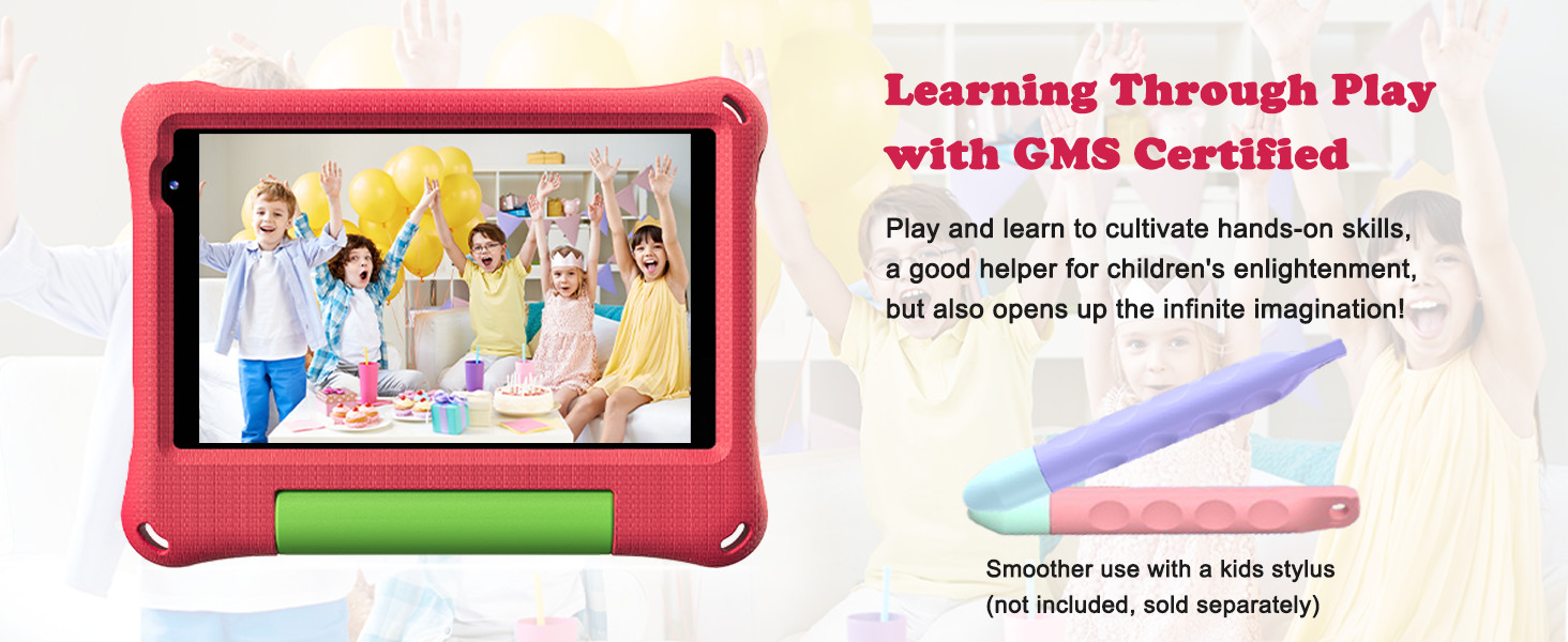 Callsky 8 inch Kid‘s tablets Pink