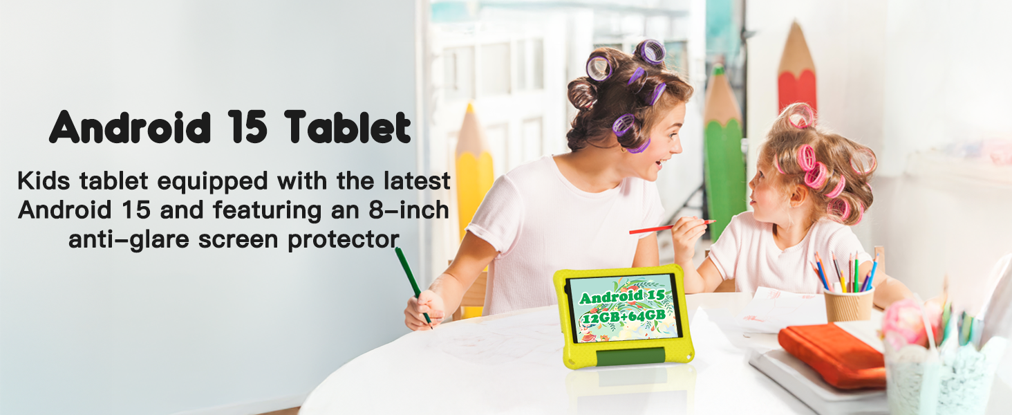 Callsky Kids Tablet 8 Inch - Cpad 8 Yellow