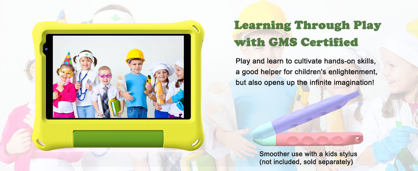 Callsky Kids Tablet 8 Inch - Cpad 8 Yellow